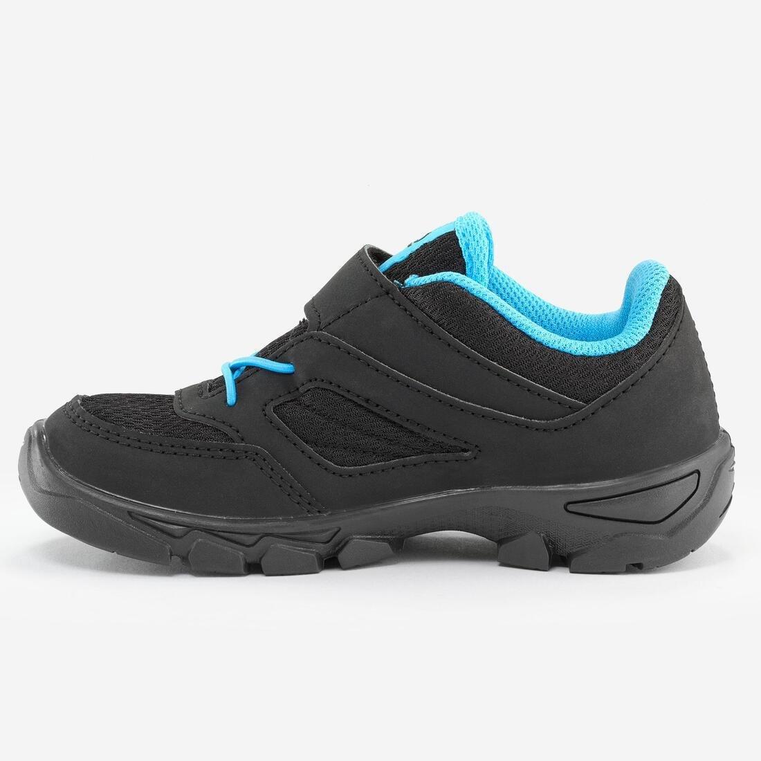 Kids' Velcro Hiking Shoes NH100 - 24 to 34, No Color, medium