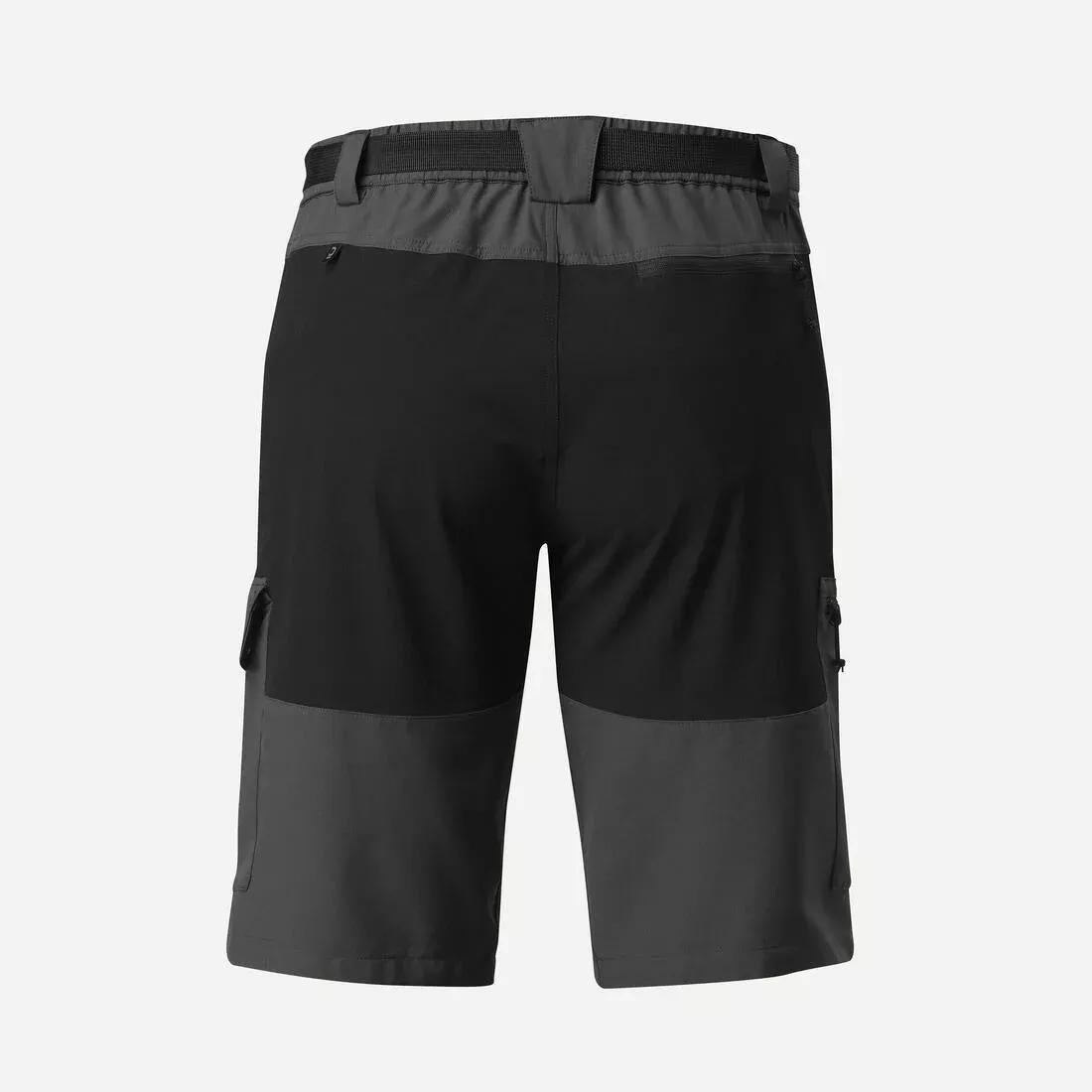 Men Robust Trekking Shorts - Mt500, Grey, , large image number 4
