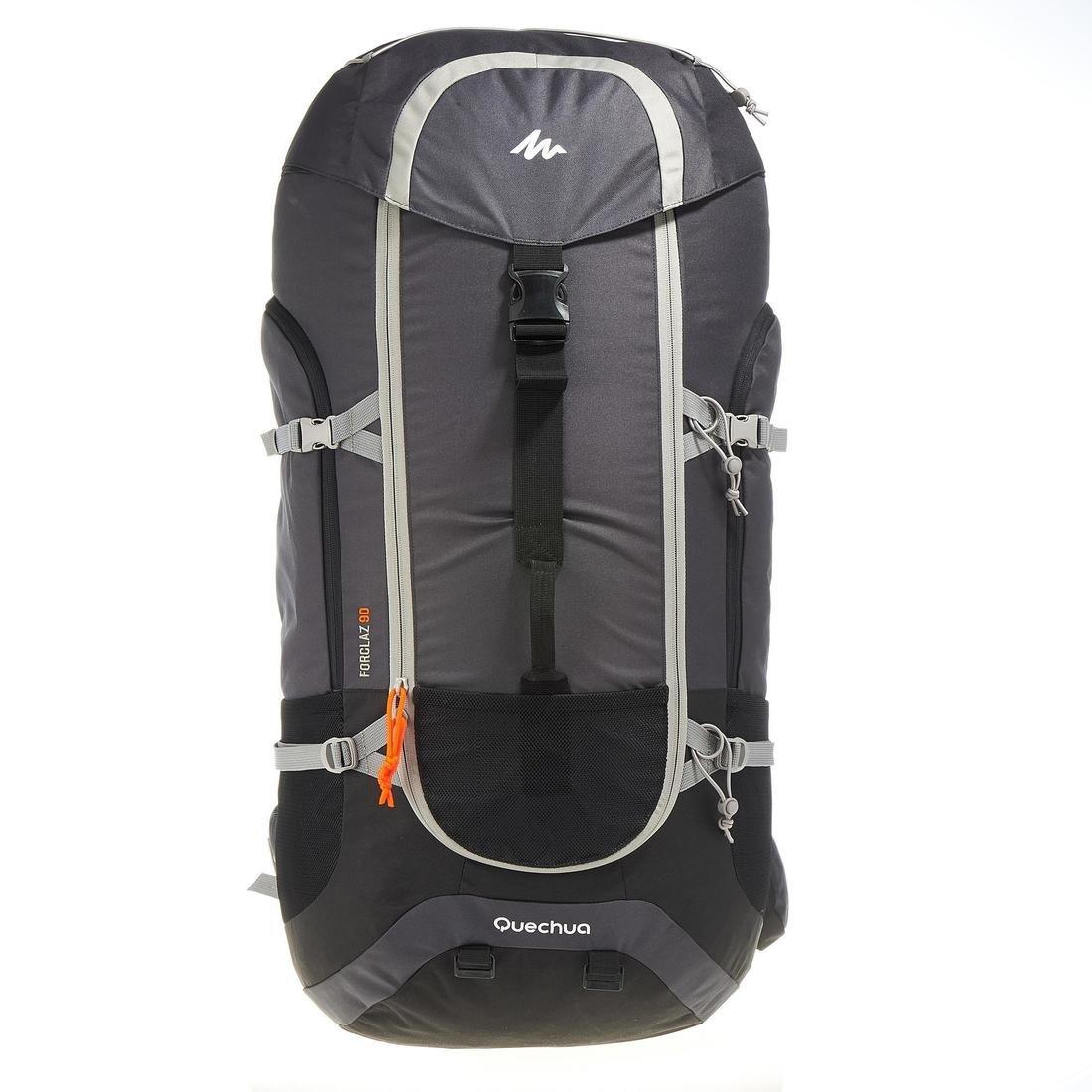 FORCLAZ - Unique Size  Men's mountain trekking rucksack | FORCLAZ 90L - grey, Carbon Grey