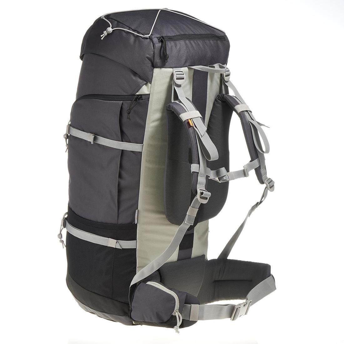 FORCLAZ - Unique Size  Men's mountain trekking rucksack | FORCLAZ 90L - grey, Carbon Grey