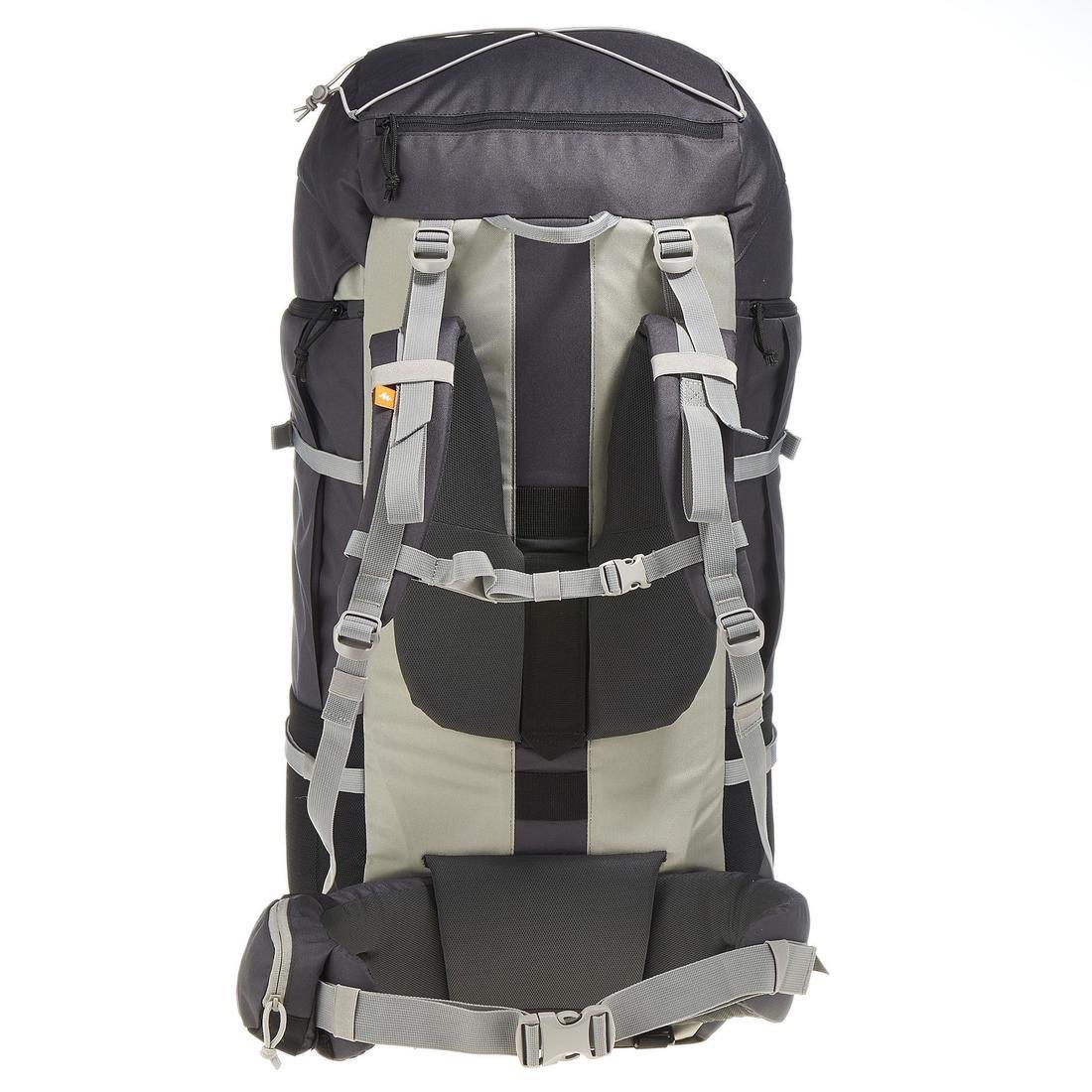 Unique Size  Men's mountain trekking rucksack | FORCLAZ 90L - grey, Carbon Grey, No Color, large image number 5