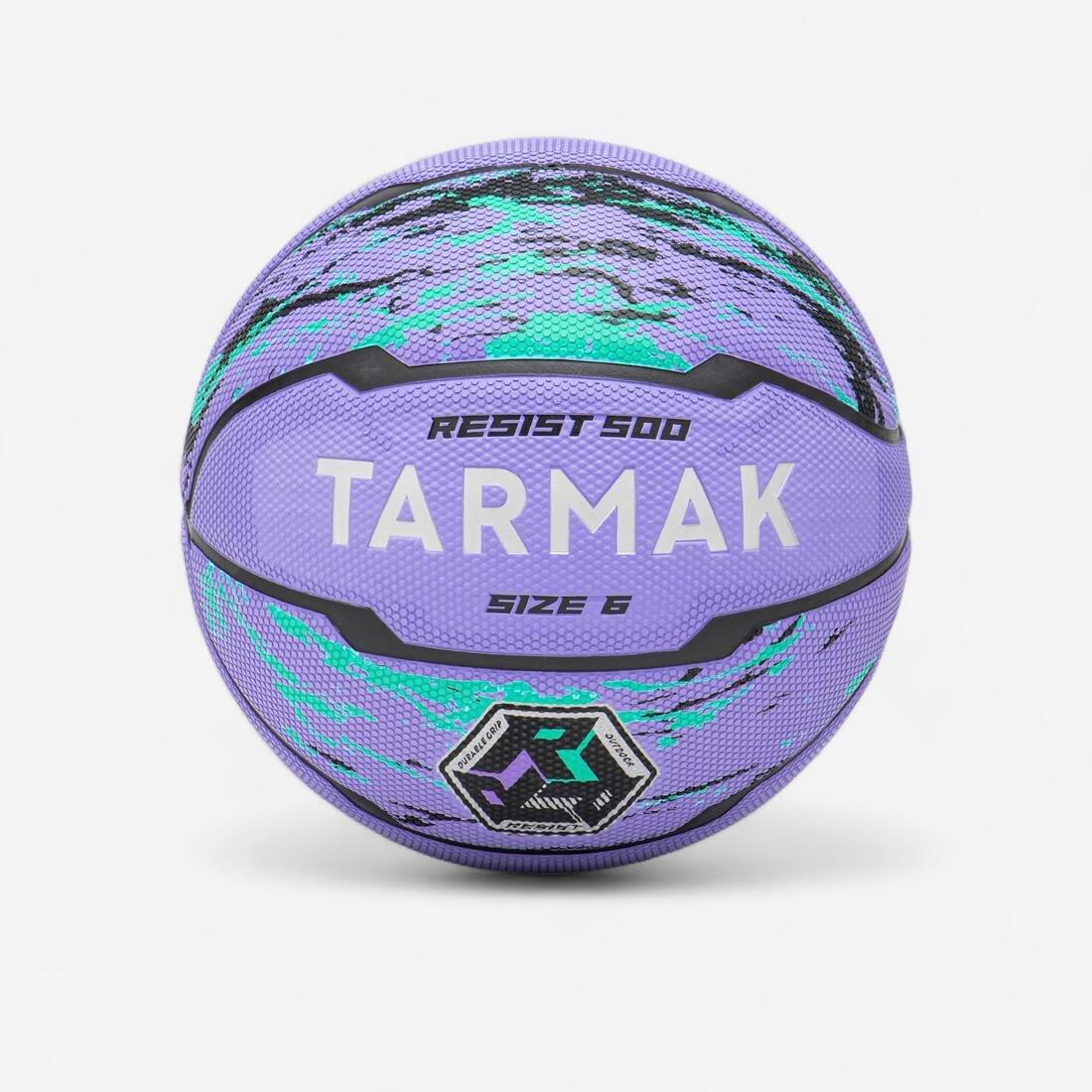 Basketball Size 6 - R500, Purple, No Color, large image number 0