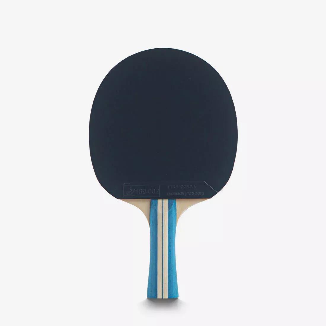 Set Of 2 Bats TTR130 Spin 4* ITTF School/Club + Balls, Purple, No Color, large image number 5