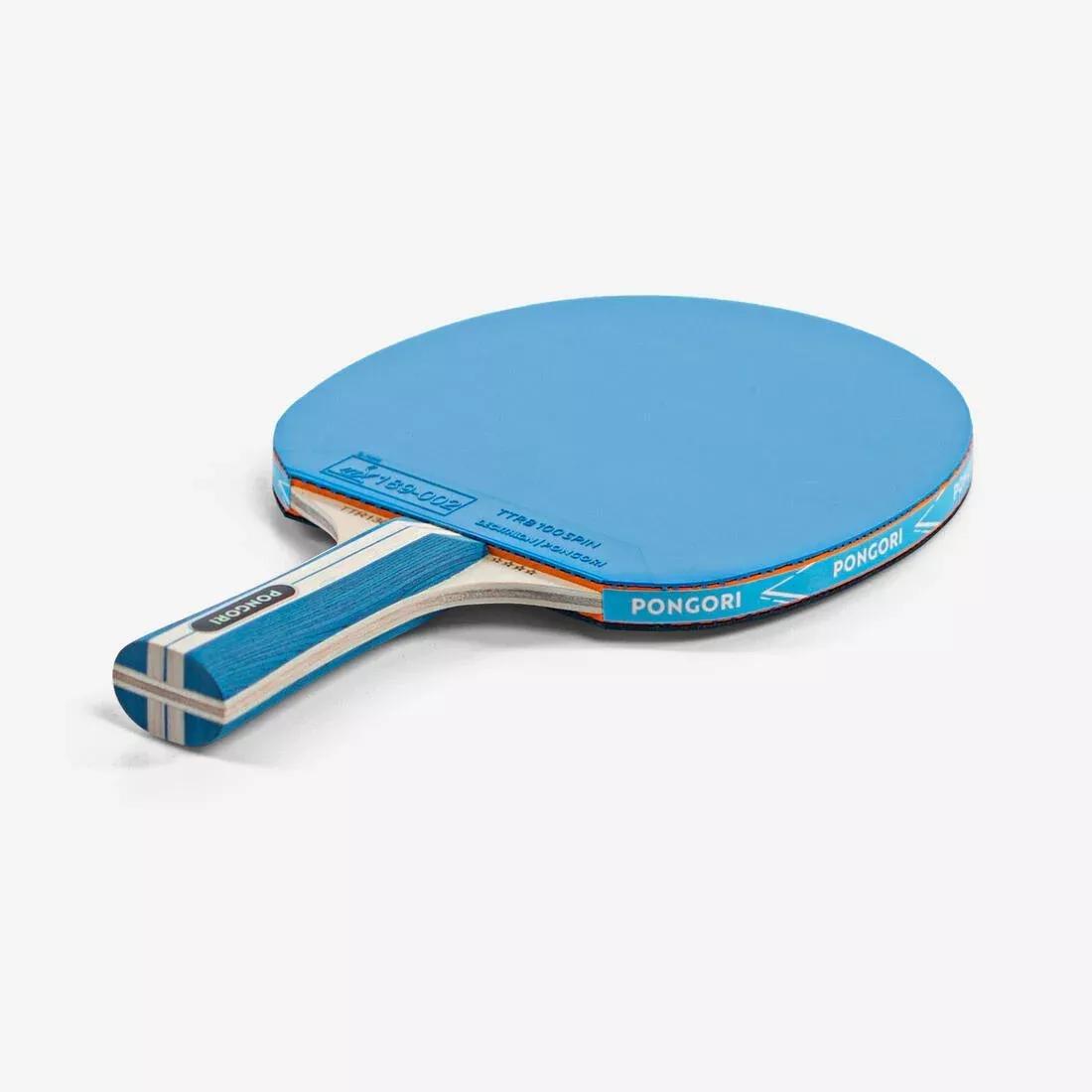 Set Of 2 Bats TTR130 Spin 4* ITTF School/Club + Balls, Purple, No Color, large image number 8