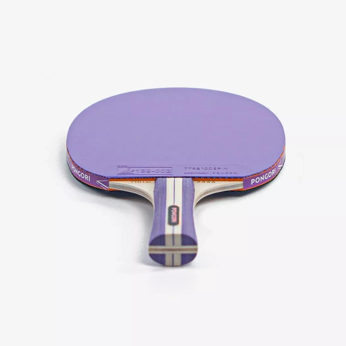 Set Of 2 Bats TTR130 Spin 4* ITTF School/Club + Balls, Purple, No Color, large image number 10