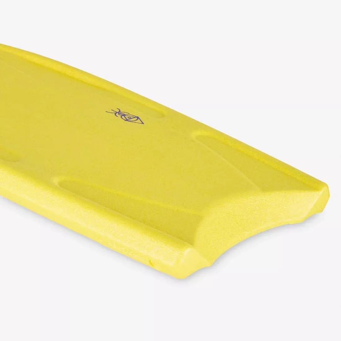 Bodyboard 100 beginner single-material preformed, Yellow, No Color, large image number 4