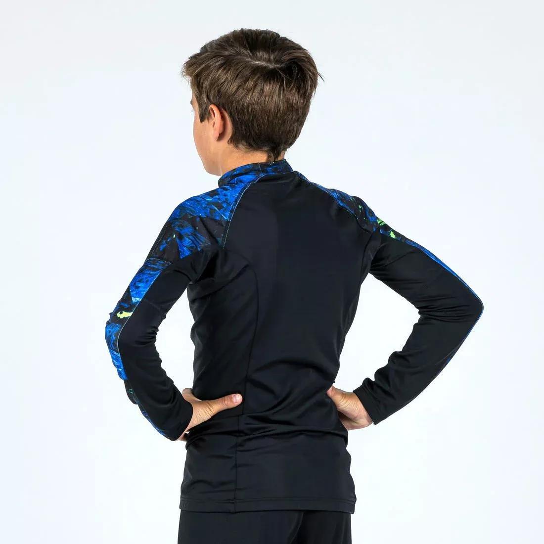 GREEN Boy's long-sleeved anti-UV T-shirt - 500 Vortex, , large image number 4