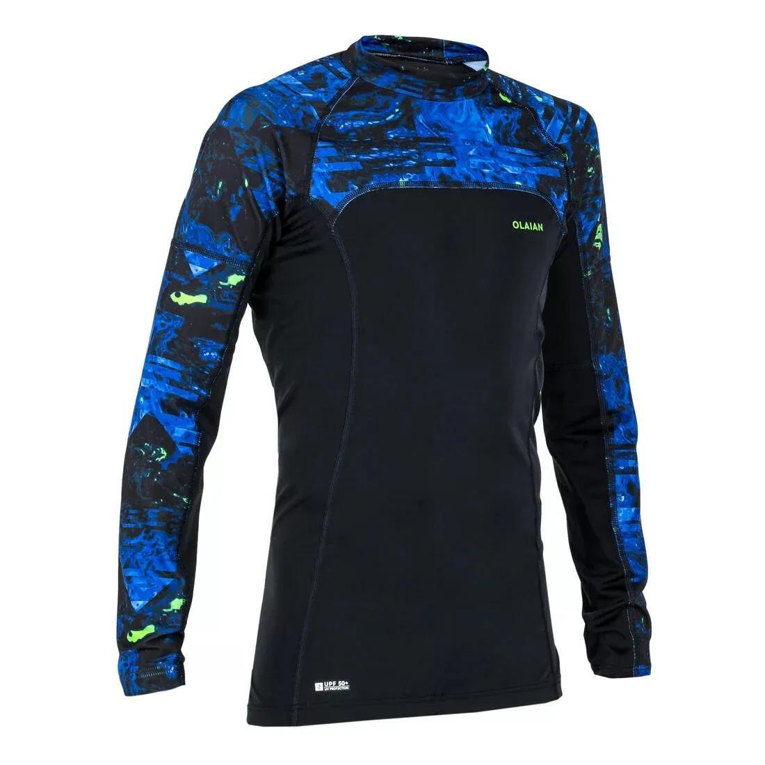 GREEN Boy's long-sleeved anti-UV T-shirt - 500 Vortex, , large image number 5