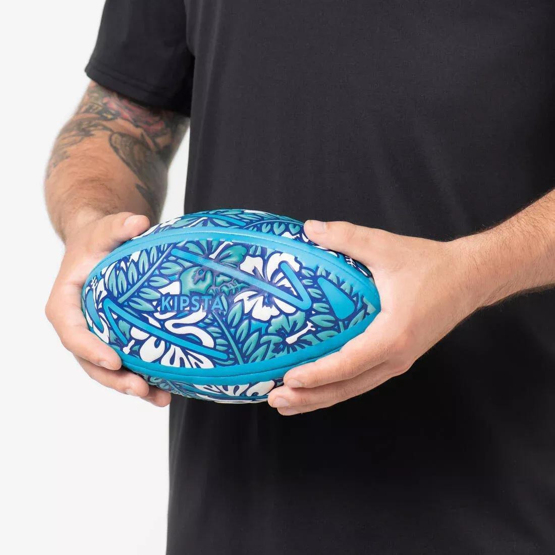 BALTIC BLUE Medium Beach Rugby Ball R100 Beach City, No Color, large image number 1