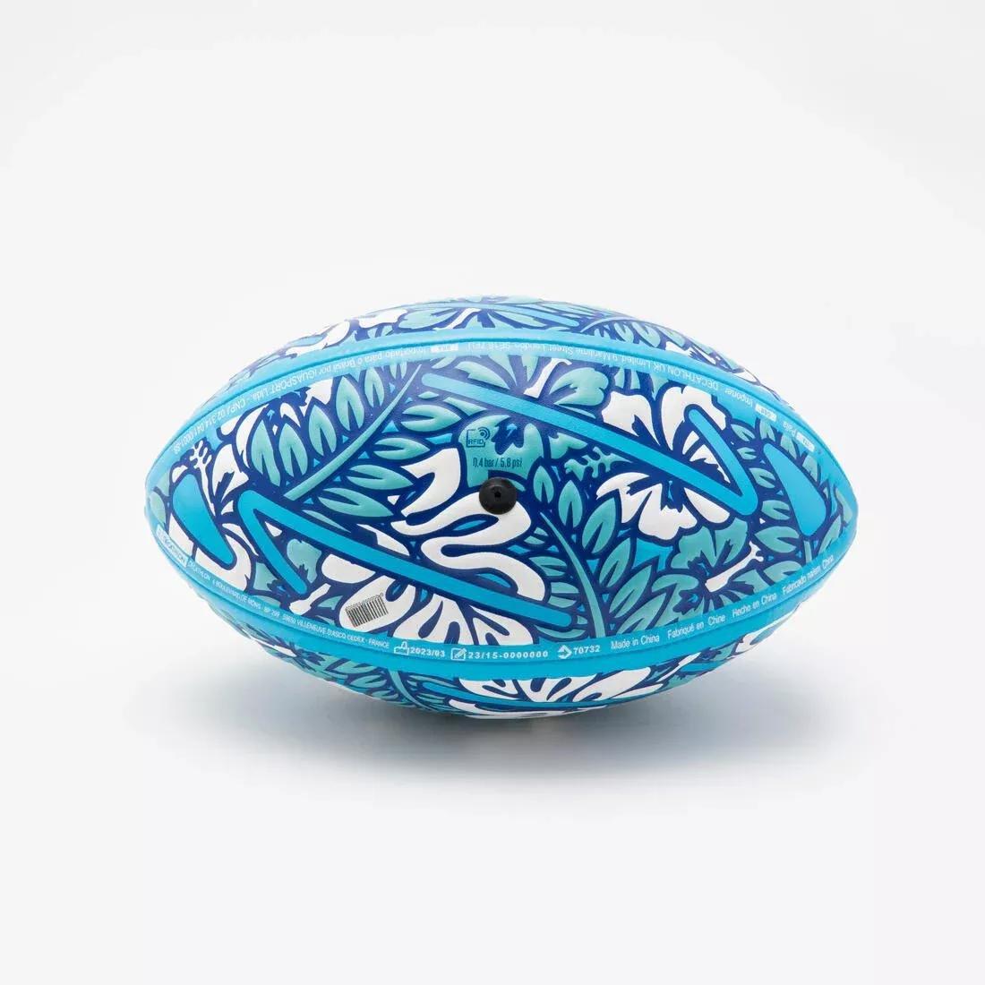 BALTIC BLUE Medium Beach Rugby Ball R100 Beach City, No Color, large image number 2