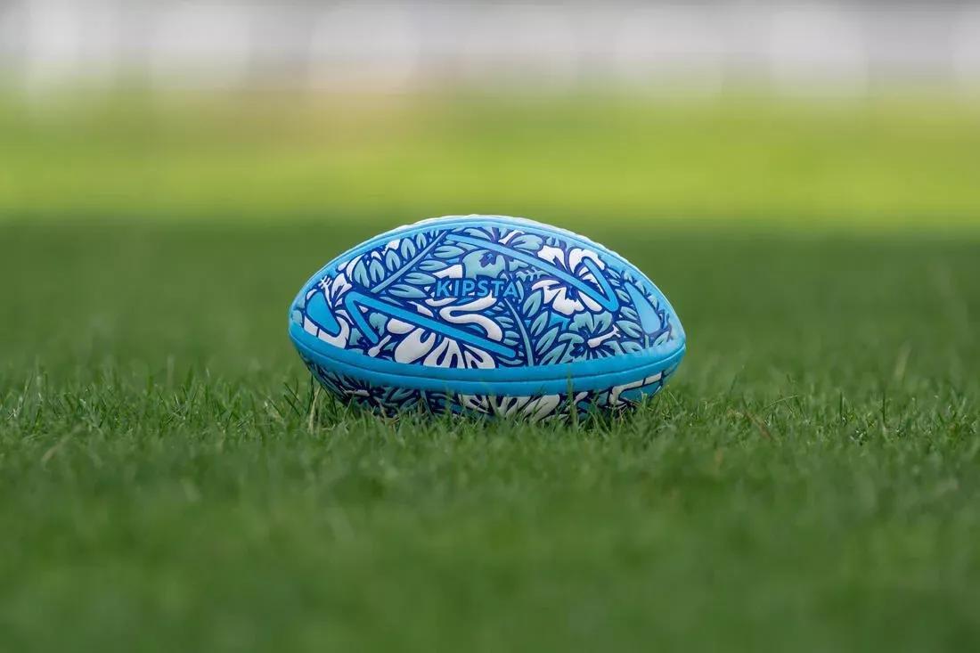BALTIC BLUE Medium Beach Rugby Ball R100 Beach City, No Color, large image number 8