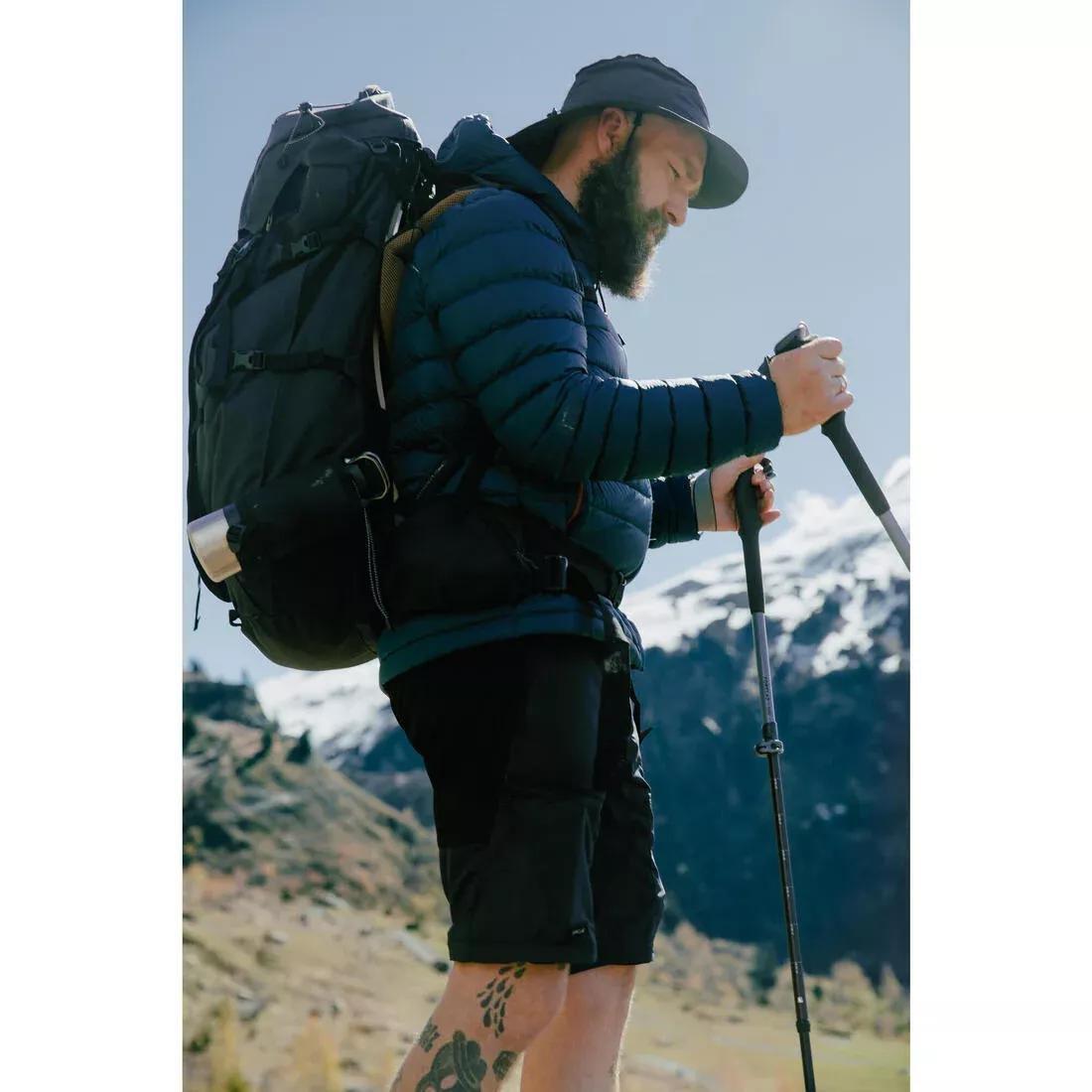 Men Durable Trekking Trousers - MT500, Grey, No Color, large image number 10