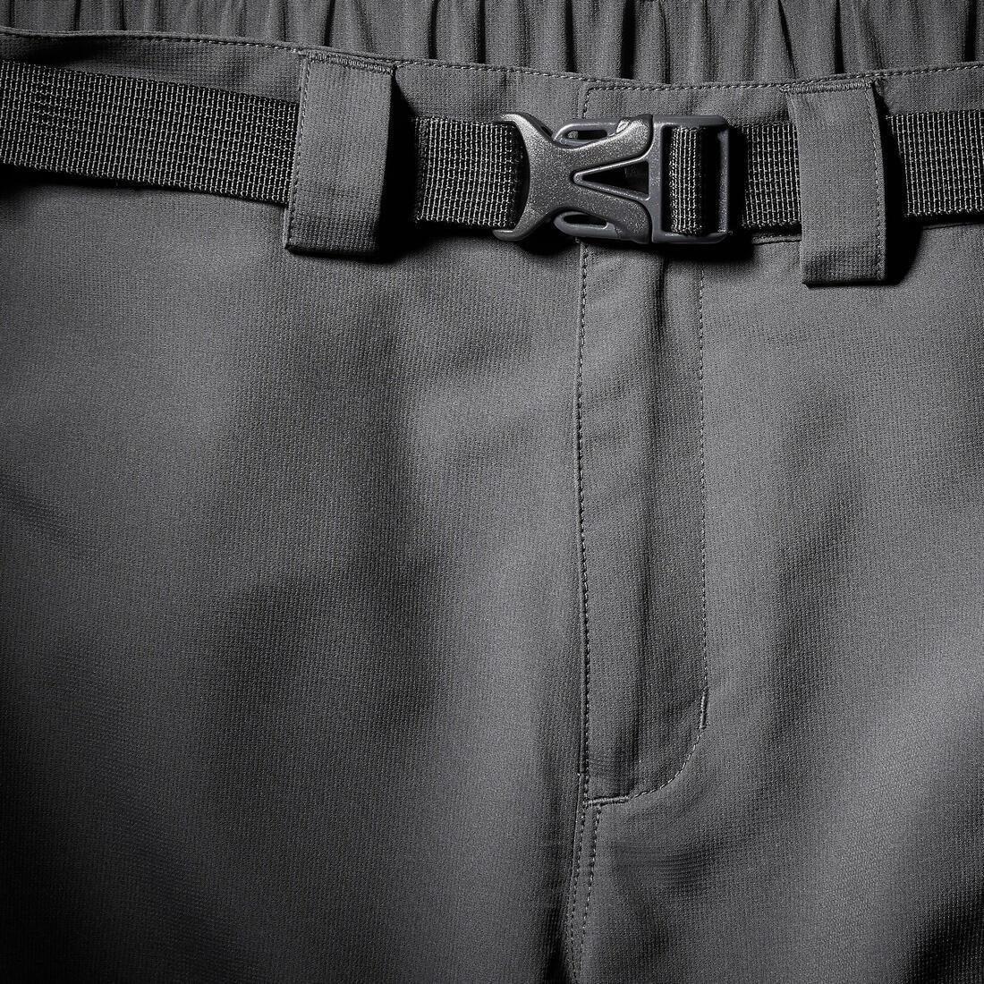 Men Durable Trekking Trousers - MT500, Brown, No Color, large image number 4