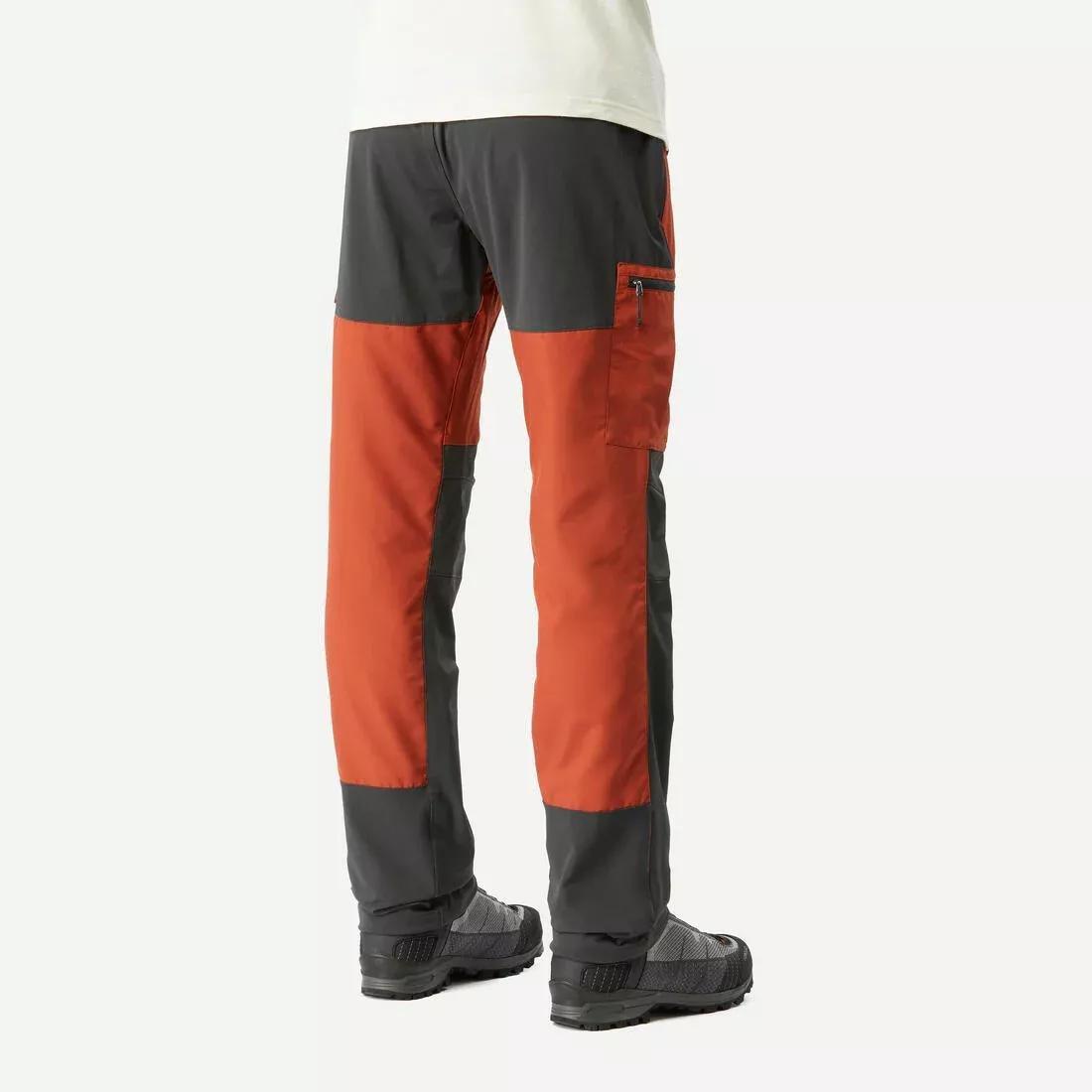 Men Durable Trekking Trousers - MT500, Brown, No Color, large image number 12