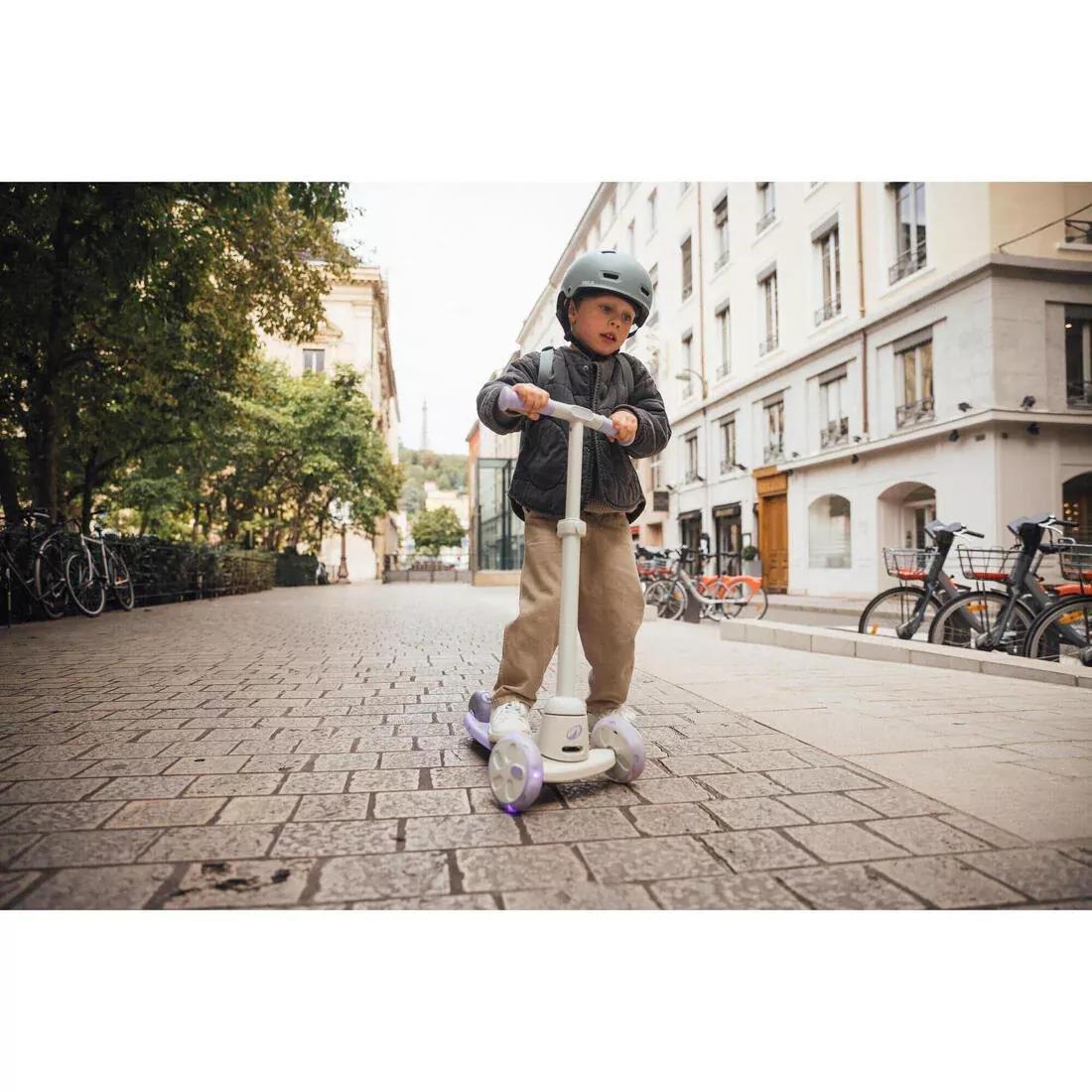 Kids Unisex 3-Wheeled Scooter - B500, Beige, No Color, large image number 9