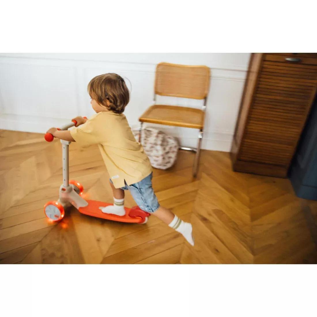 Kids Unisex 3-Wheeled Scooter - B500, Beige, No Color, large image number 11