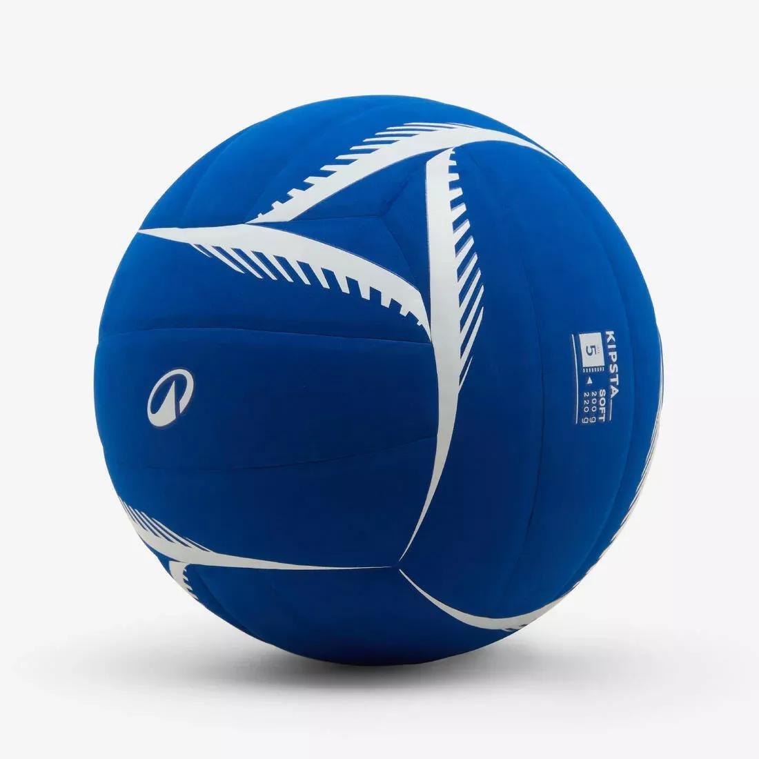 Volleyball 200 / 220 g Ball VB500 Soft, Blue, No Color, large image number 1