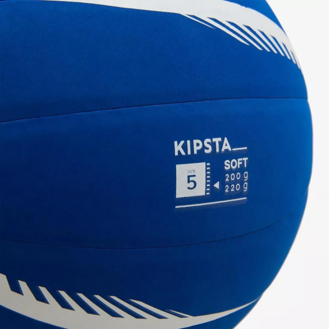 Volleyball 200 / 220 g Ball VB500 Soft, Blue, No Color, large image number 3