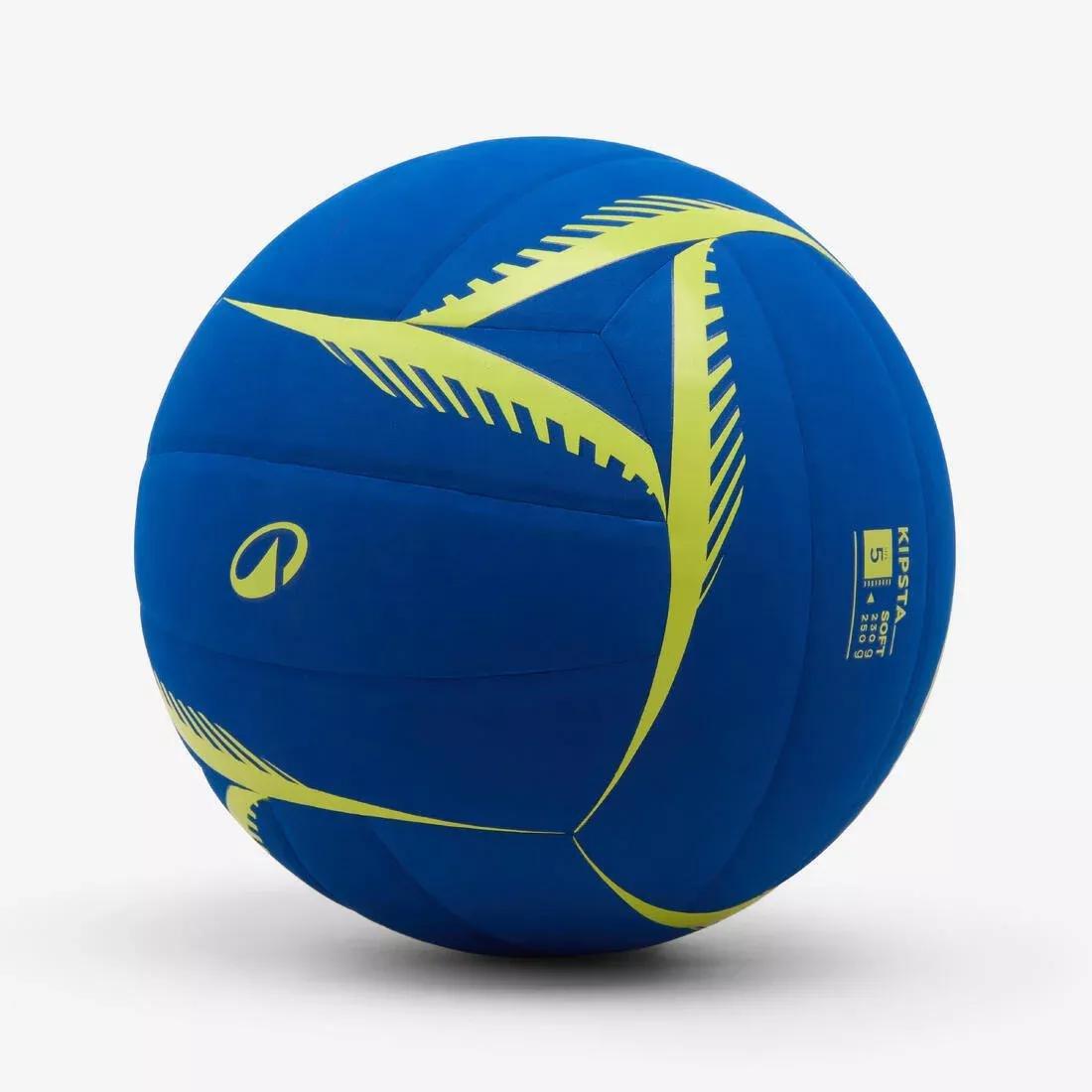 Volleyball 230/250 G Ball - VB500 Soft, Blue, No Color, medium