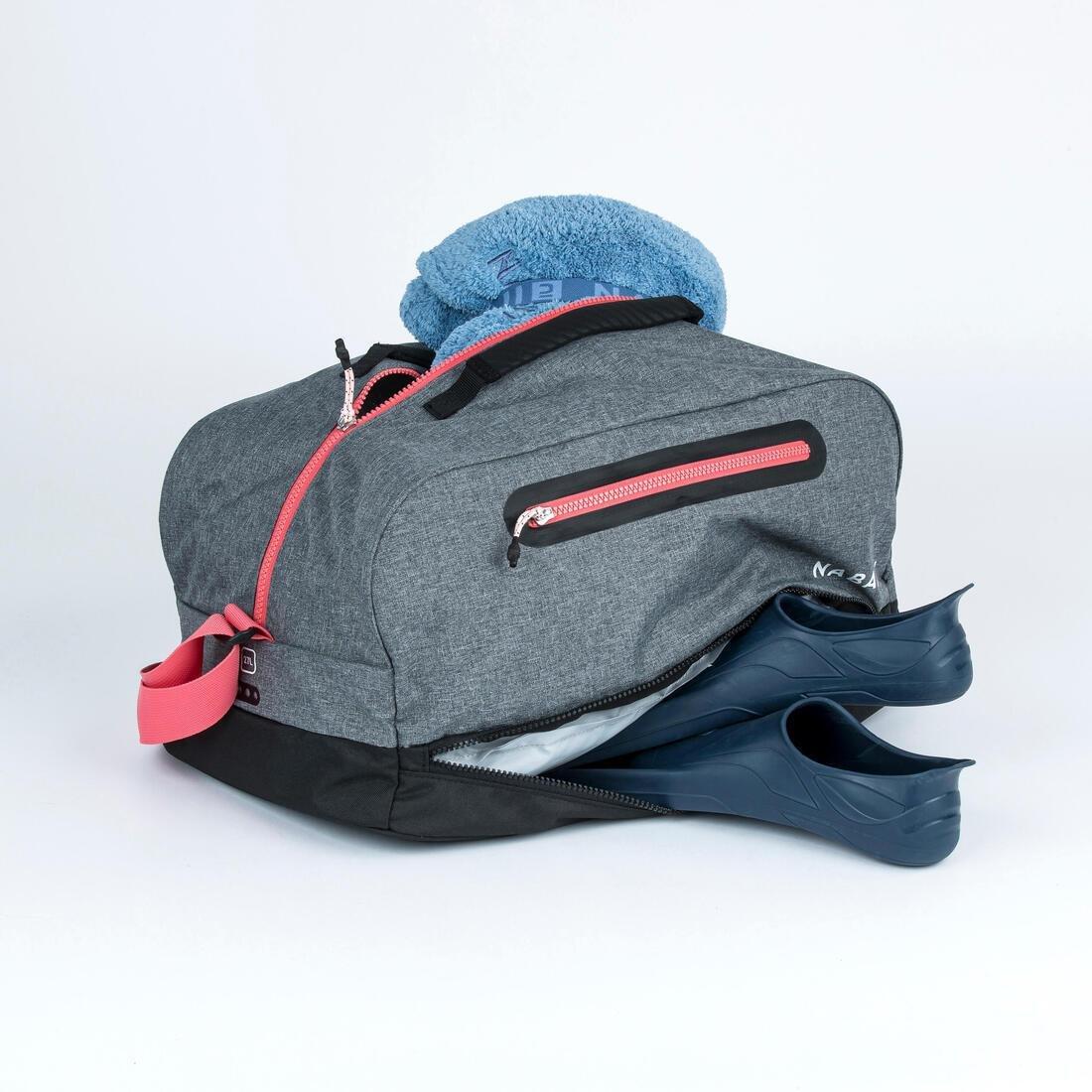 Pool Bag Duffle Bag - 27L 3 Compartments, Black, No Color, large image number 5