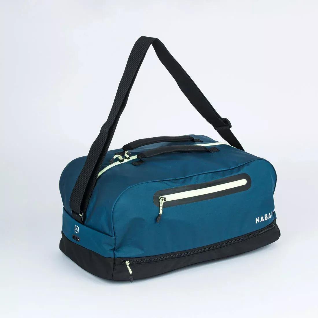 Pool Bag Duffle Bag - 27L 3 Compartments, Black, No Color, large image number 8