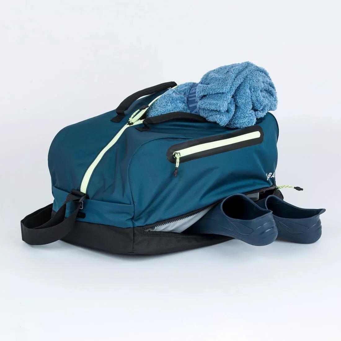 Pool Bag Duffle Bag - 27L 3 Compartments, Black, No Color, large image number 10
