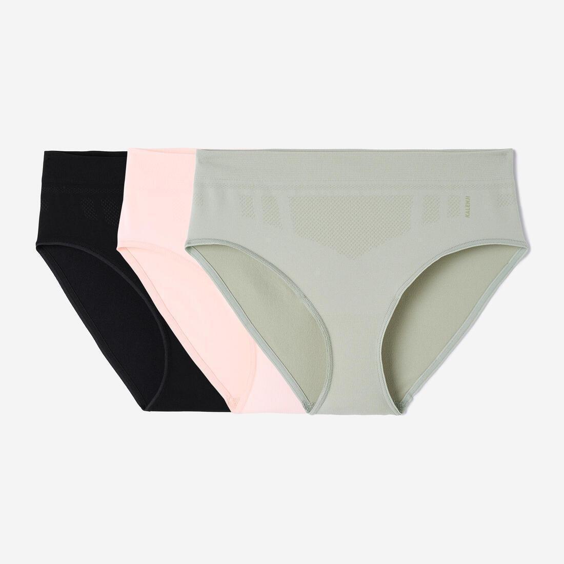 Women Seamless Briefs - Tri-Pack, Grey, , medium