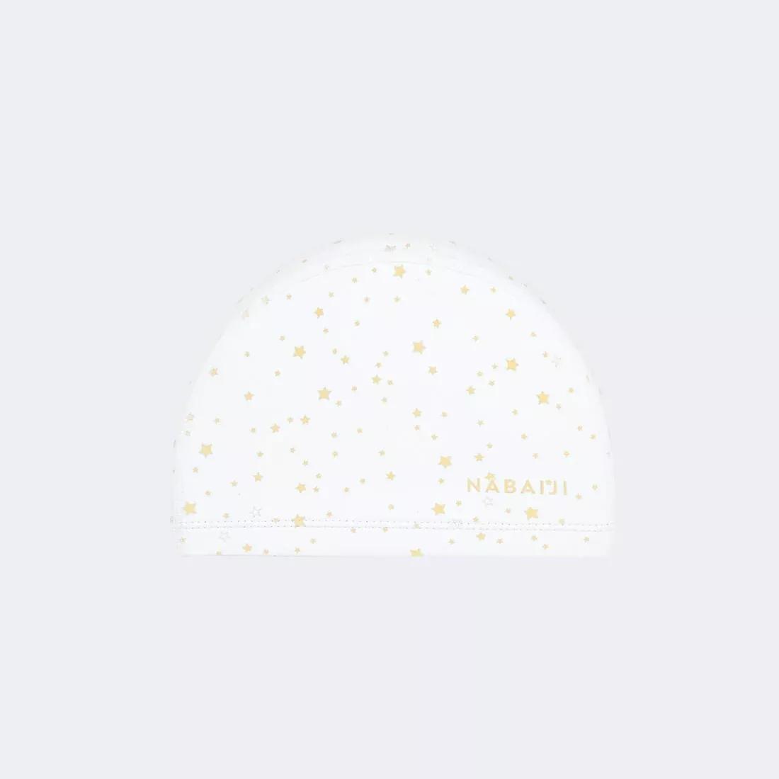 Coated mesh swimming cap - Printed fabric - Size S, White, No Color, large image number 4