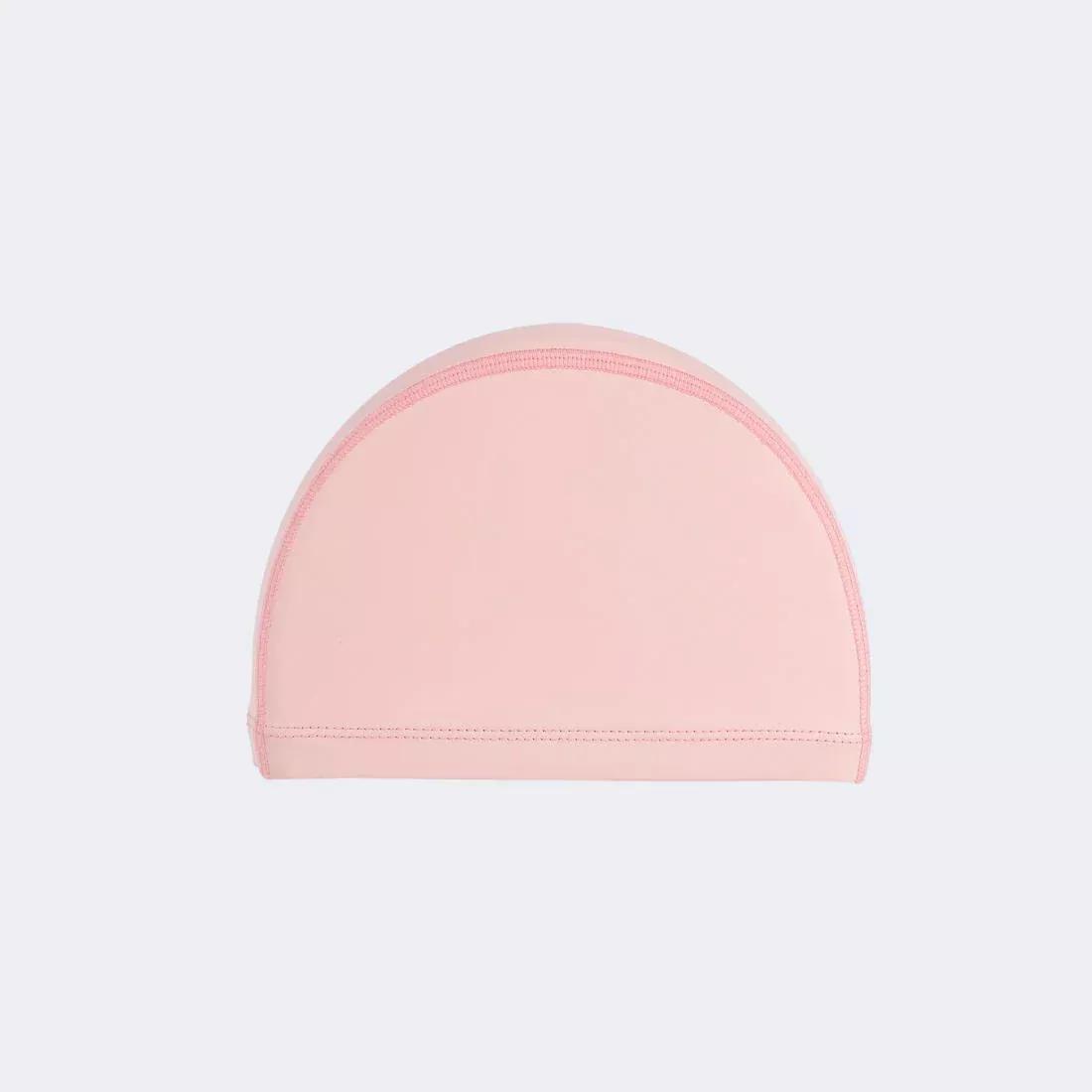PEARL PINK Coated mesh swim cap - Plain fabric - Size S- Pink, No Color, large image number 1