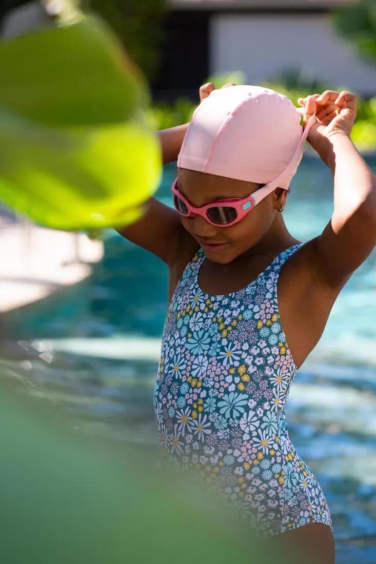 PEARL PINK Coated mesh swim cap - Plain fabric - Size S- Pink, No Color, large image number 2