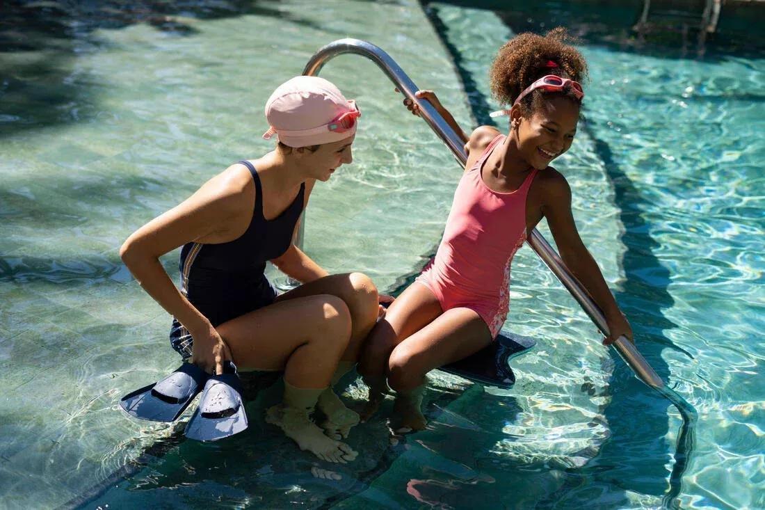 PEARL PINK Coated mesh swim cap - Plain fabric - Size S- Pink, No Color, large image number 8