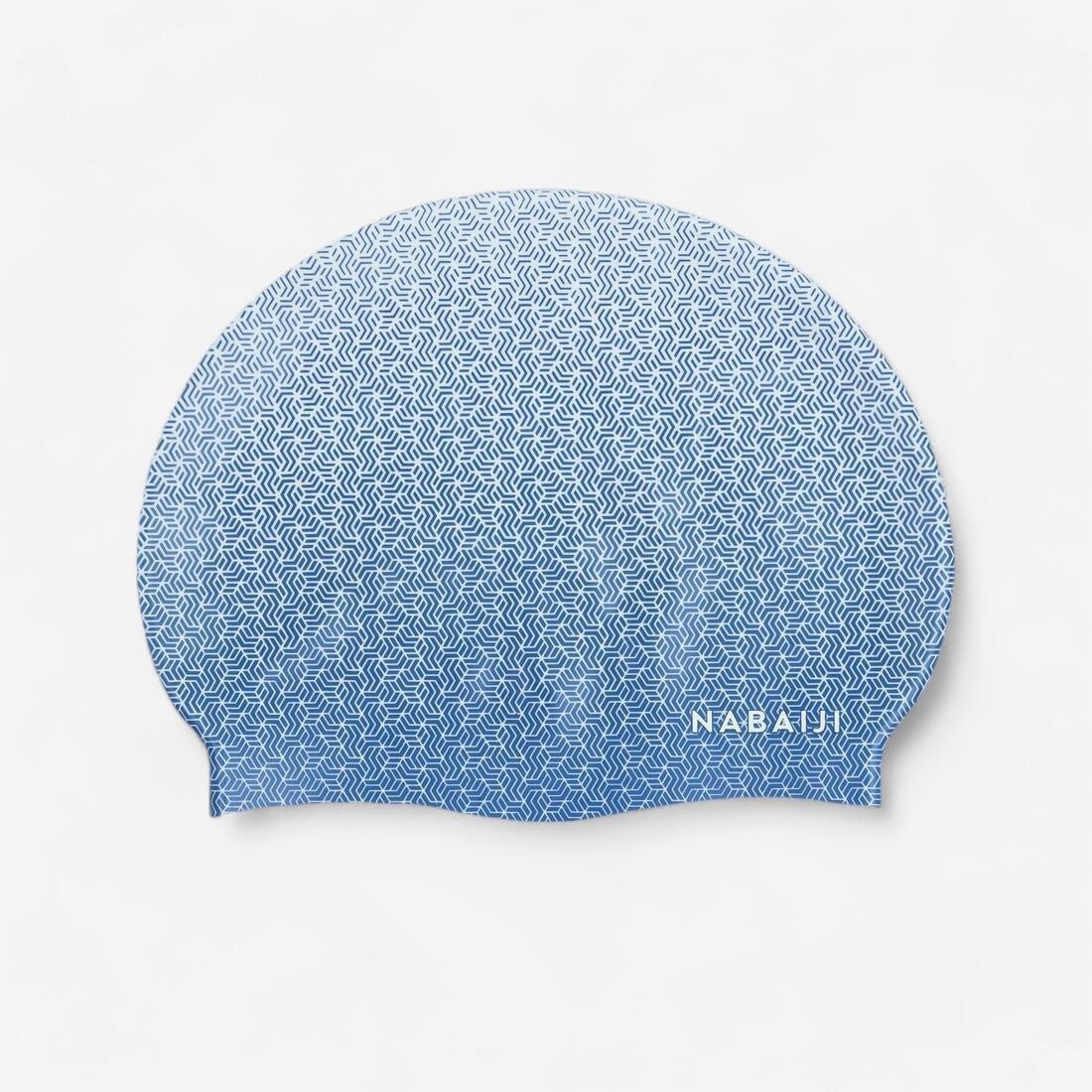 DEFAULT SILICONE PRINT SWIM CAP - FILANT VOLUME, , medium