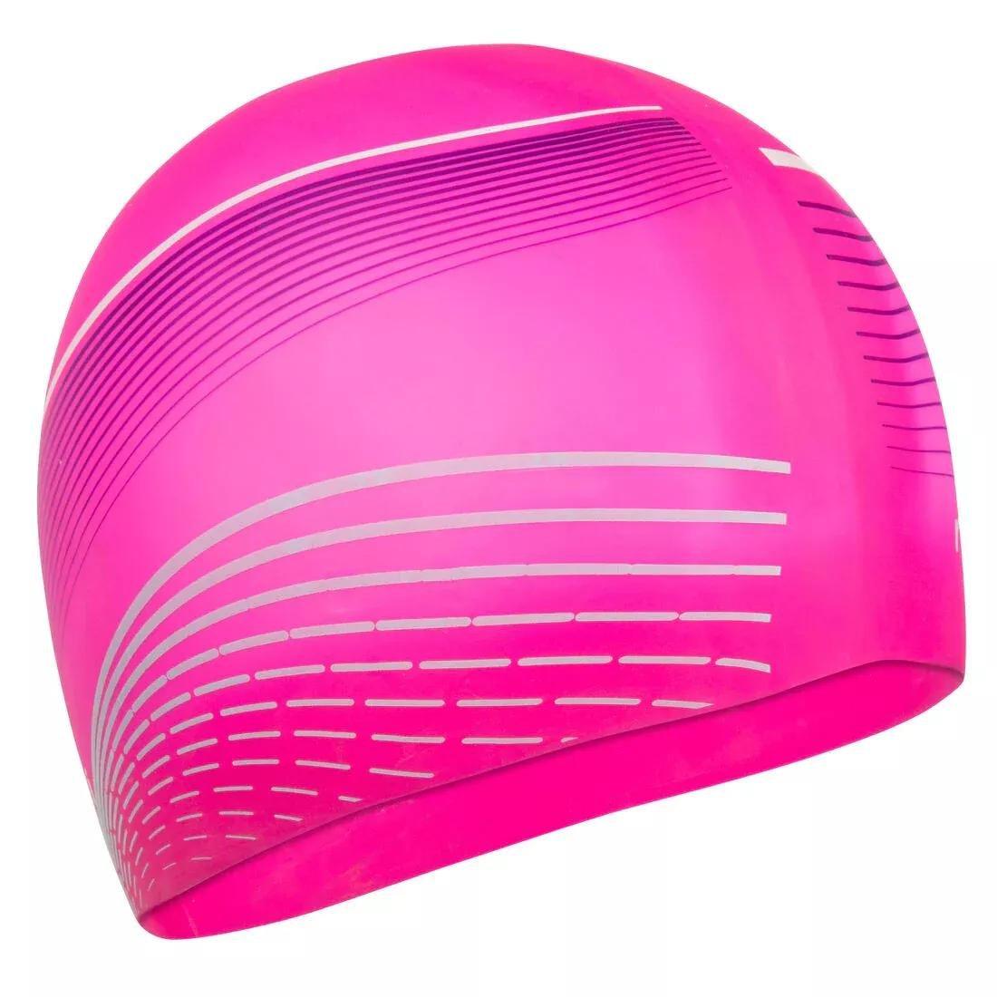 DEFAULT SILICONE PRINT SWIM CAP - FILANT VOLUME, No Color, large image number 2