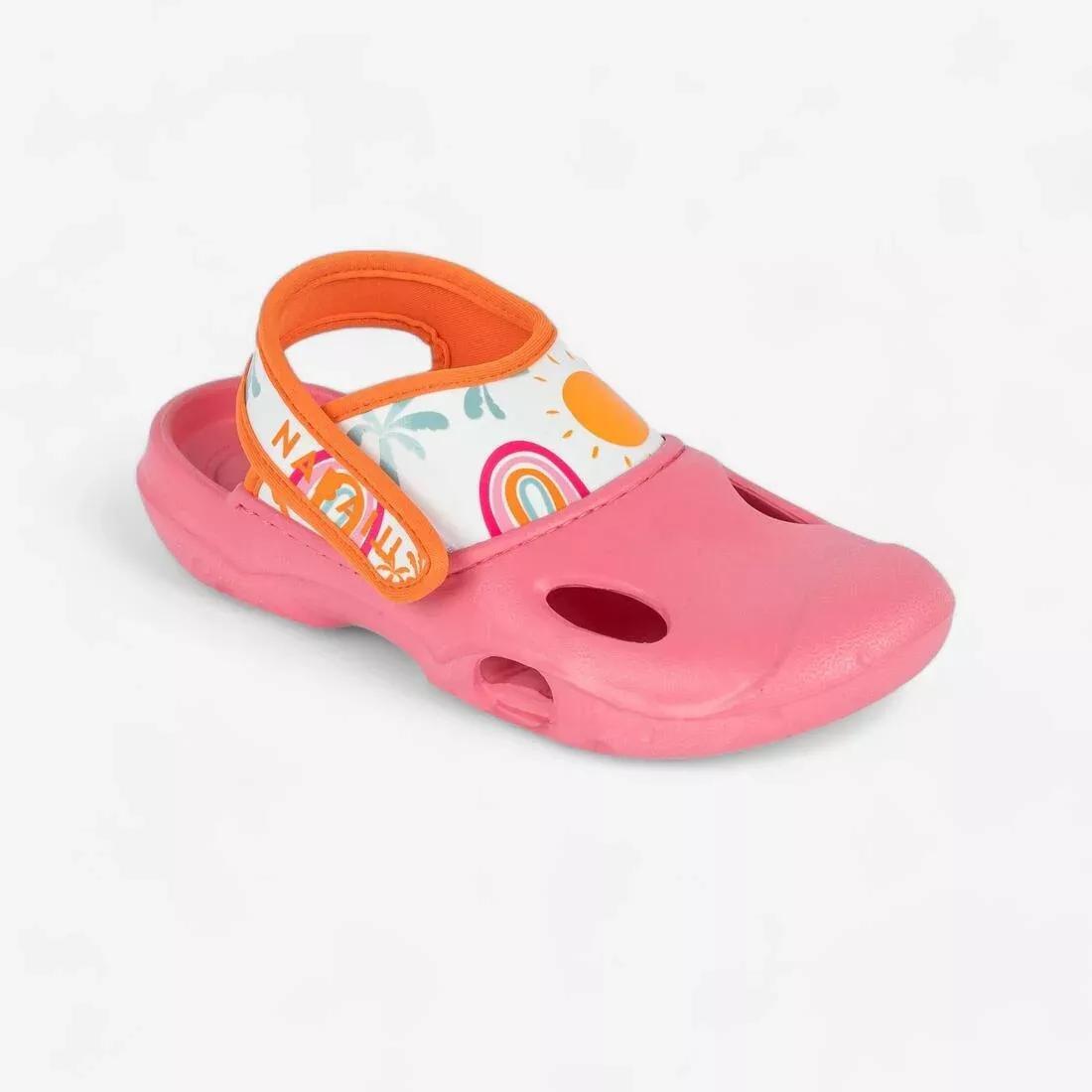 Kids Girls Mermaid Clogs, Pink, , large image number 4