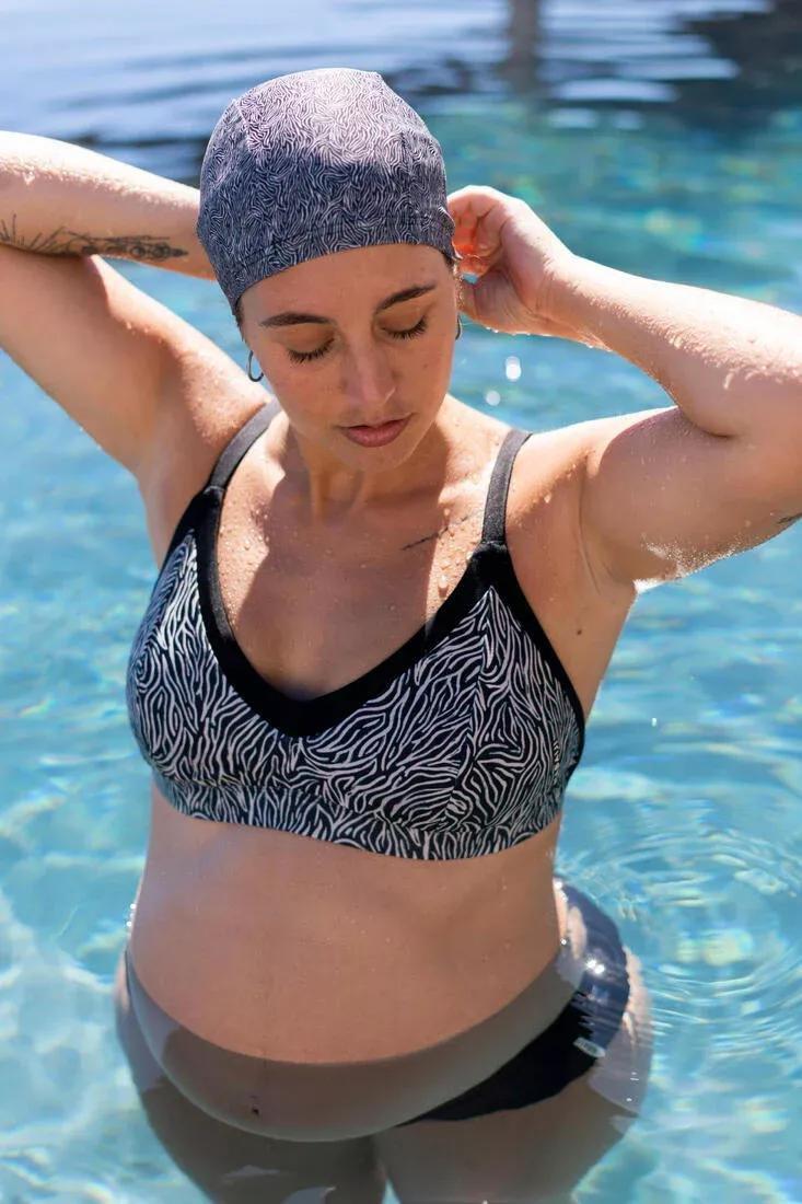 DEFAULT Mesh swim cap - Printed fabric - Size M - Zebra, No Color, large image number 3