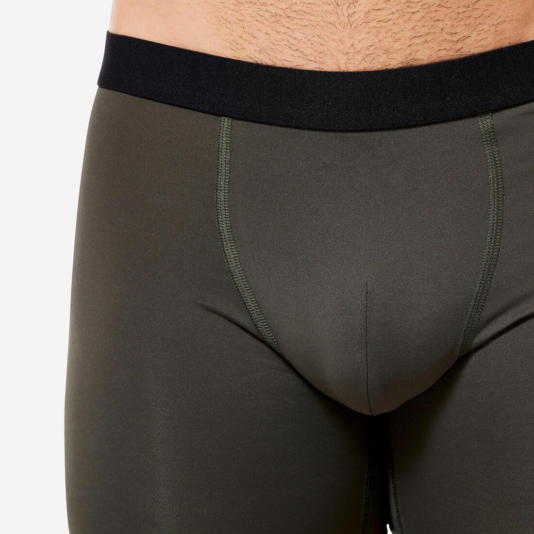 Men's Breathable Microfibre Boxers - Tri-Pack, Dark Blue/Khaki, No Color, large image number 8