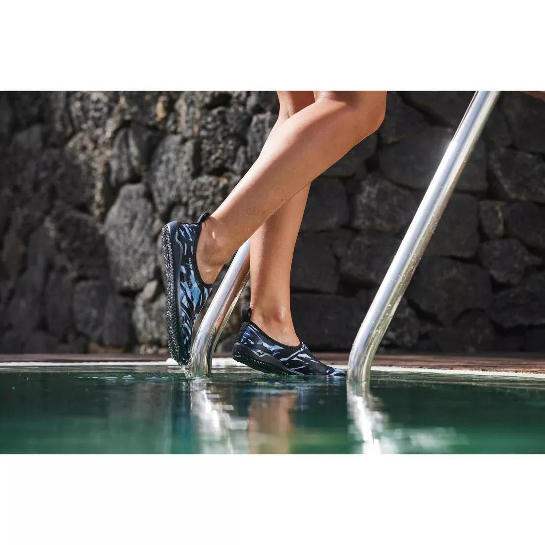 LAVENDER BLUE Aquafit Water Shoes Gymshoe Dark, No Color, large image number 2