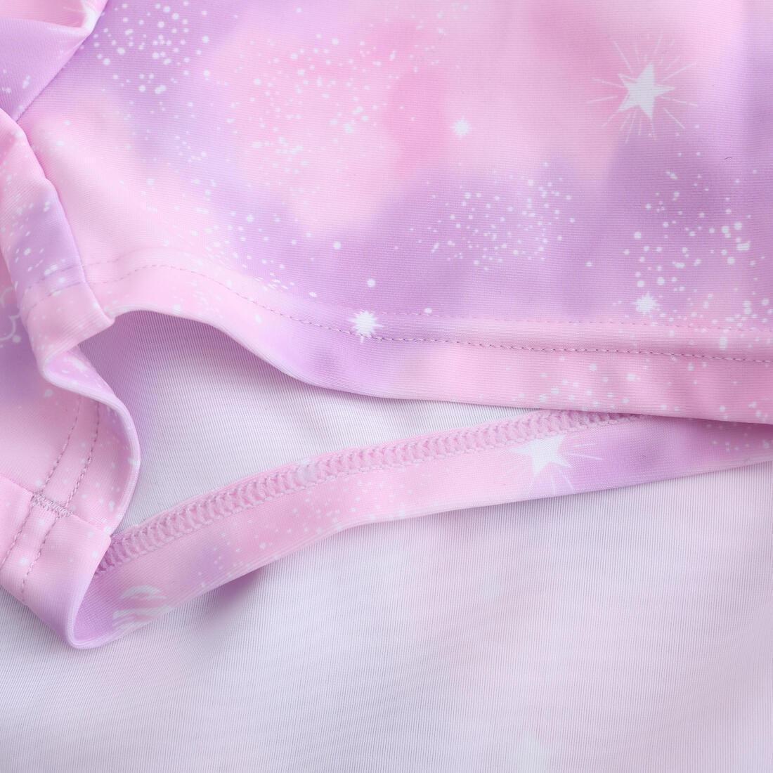 Kids Girls One Piece Skirt Swimsuit - 1P Mini Amber Sky, Pink, No Color, large image number 11