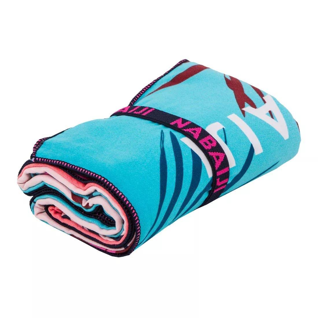 ASH GREEN Microfibre Swimming Towel Size XL 110 x 175 cm - Print, 5401_000, large image number 14
