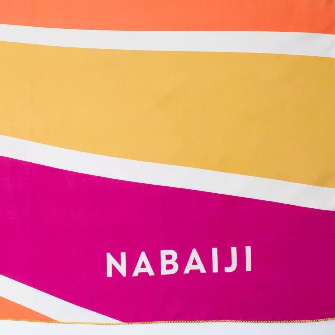 Microfibre Swimming Towel Size XL 110 x 175 cm - Print, peach orange, 5401_000, large image number 11