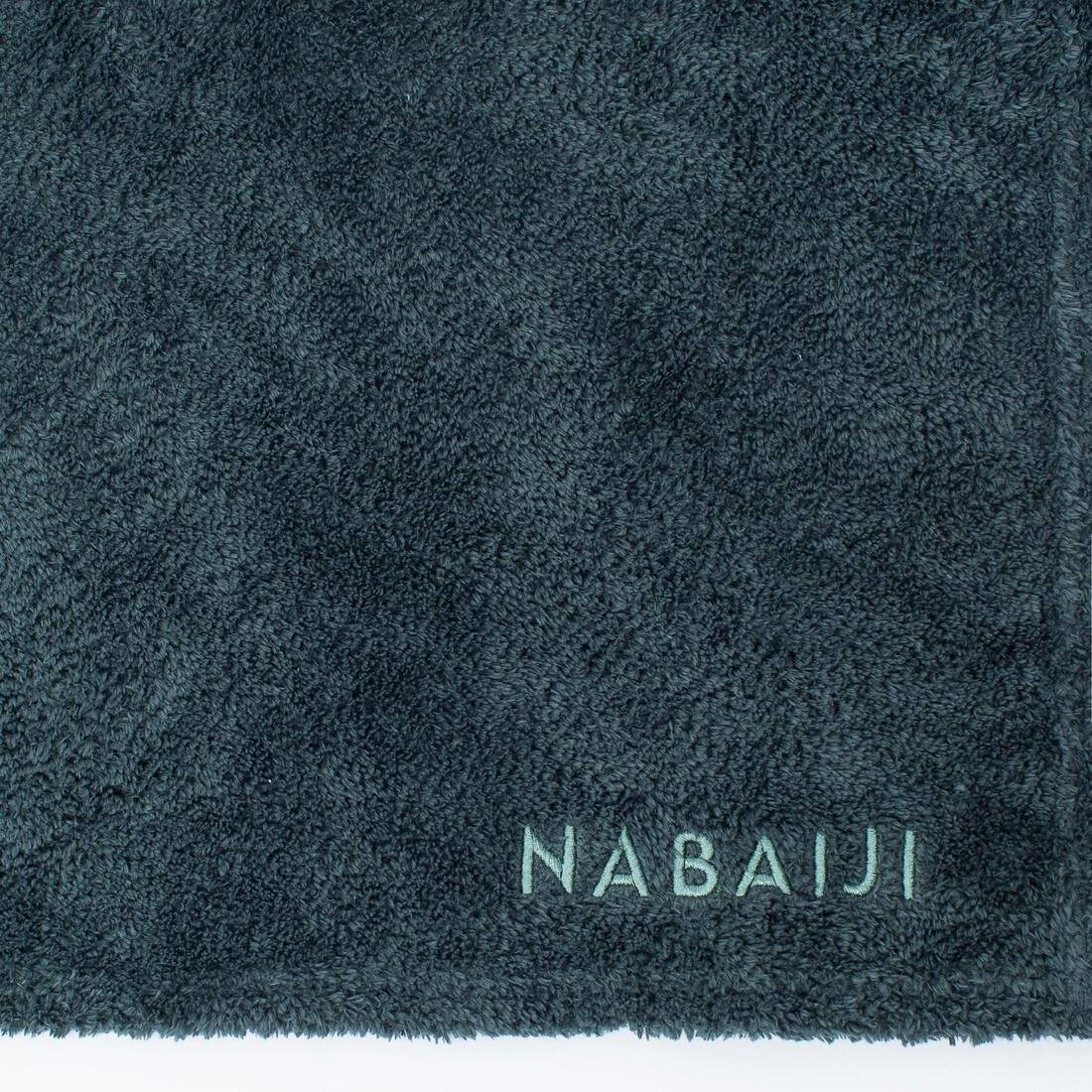 SMOKED GREEN Ultra-soft microfibre swimming towel size L 80 x 130 cm, No Color, large image number 6