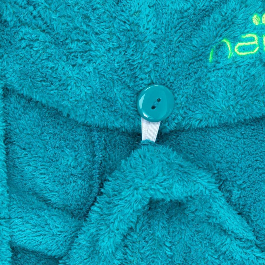 Swimming Soft Microfibre Hair Towel, Blue, No Color, large image number 6