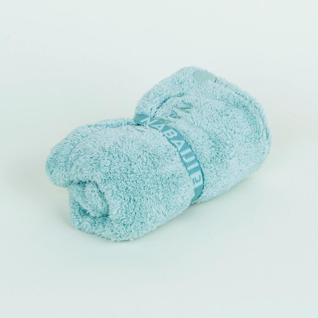 Swimming Soft Microfibre Hair Towel, Blue, No Color, large image number 11
