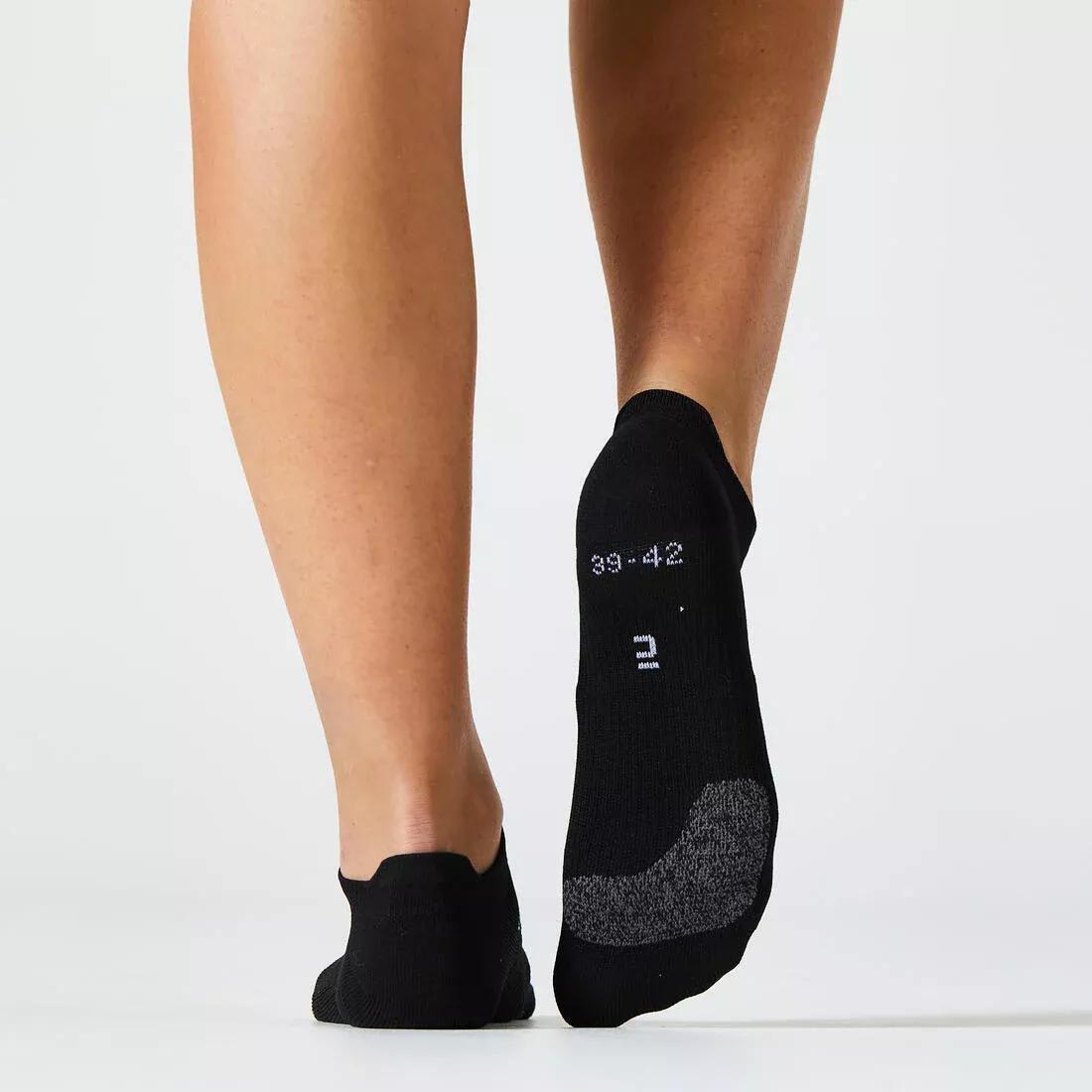 Women Invisible Socks - Twin-Pack, Black, 5401_000, large image number 2