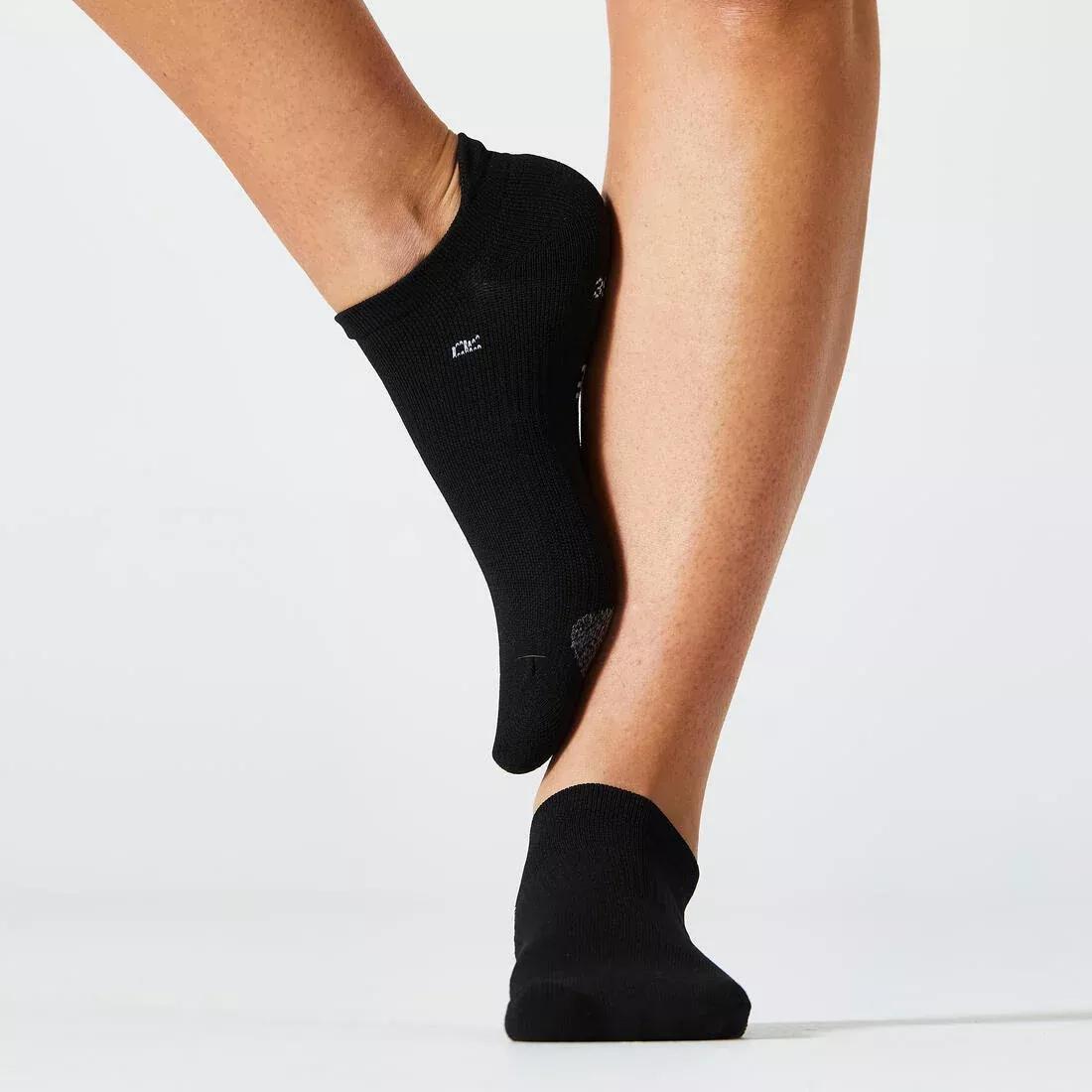 Women Invisible Socks - Twin-Pack, Black, 5401_000, large image number 5