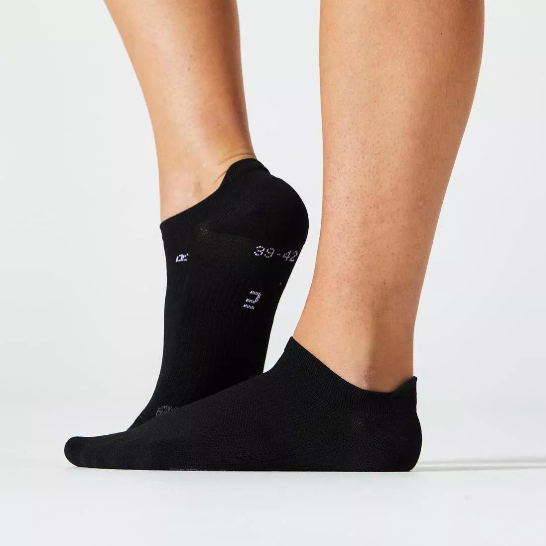 Women Invisible Socks - Twin-Pack, Black, , large image number 7