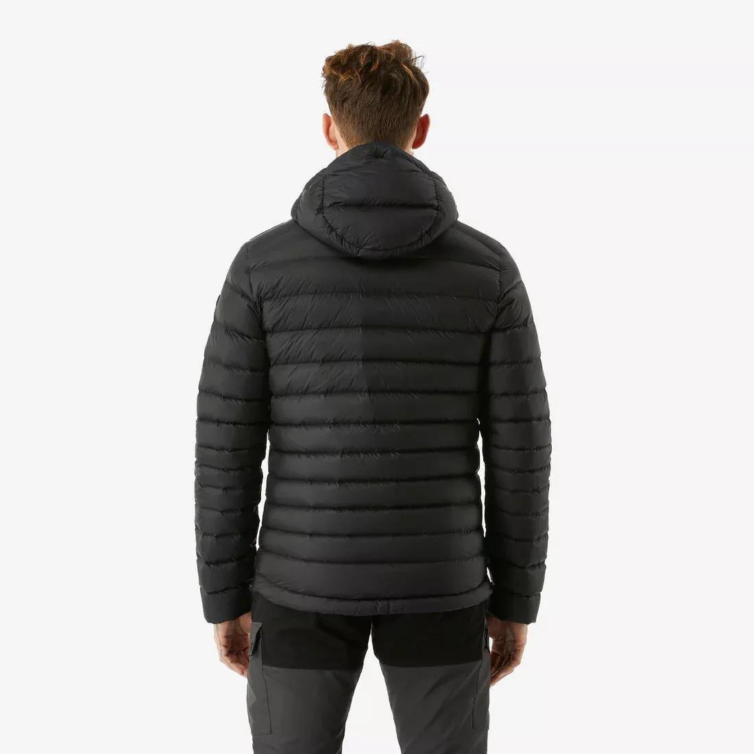 Men mountain and trekking padded and hooded jacket - MT500 -10&deg;C, No Color, large image number 3