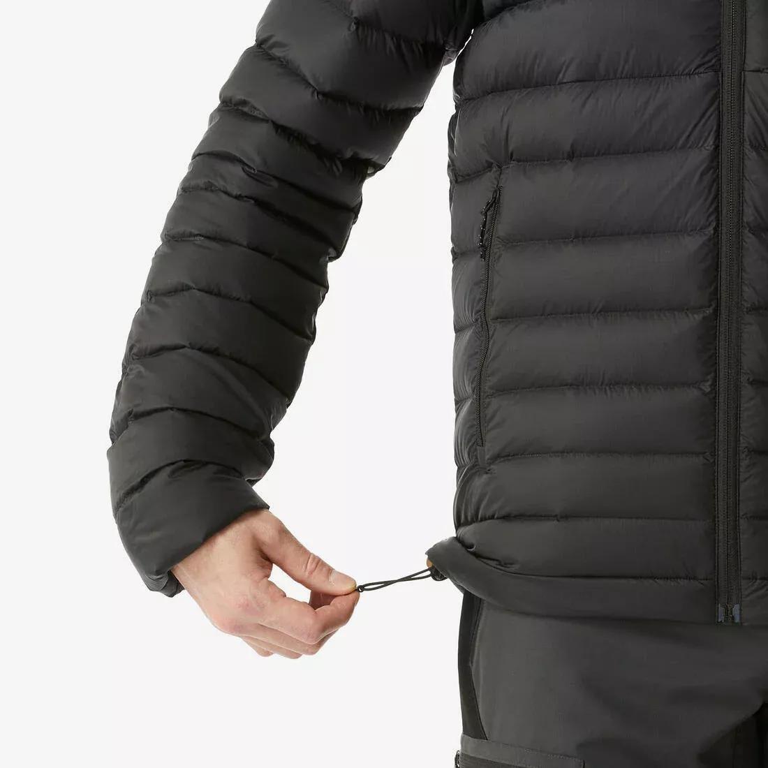 Men mountain and trekking padded and hooded jacket - MT500 -10&deg;C, No Color, large image number 5