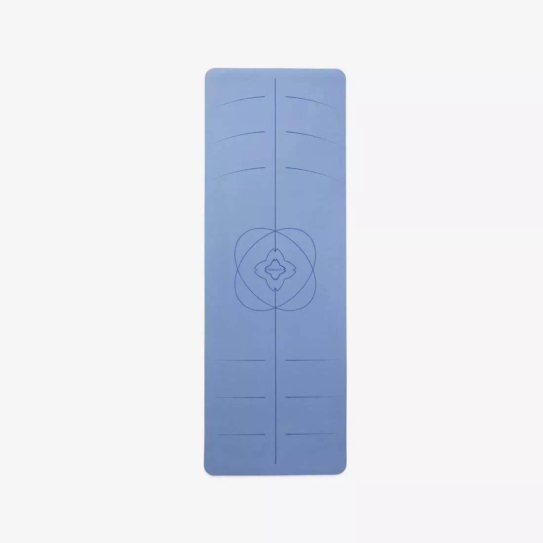 DUSK BLUE 4 mm Thick Ultra Grippy Dynamic Yoga Mat, No Color, large image number 0