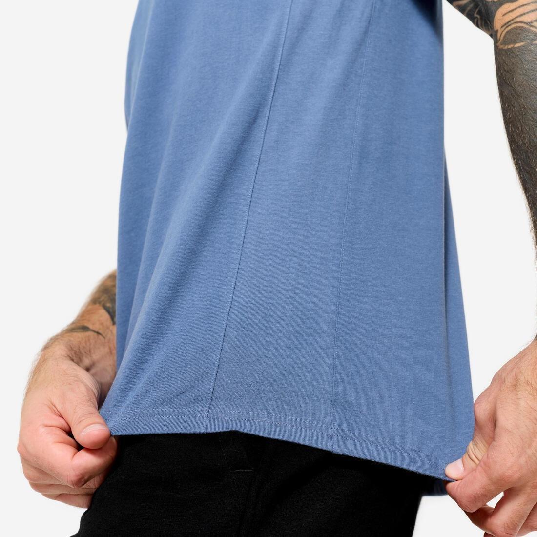 Men Stretchy Fitness Tank Top - 500, Green, No Color, large image number 7
